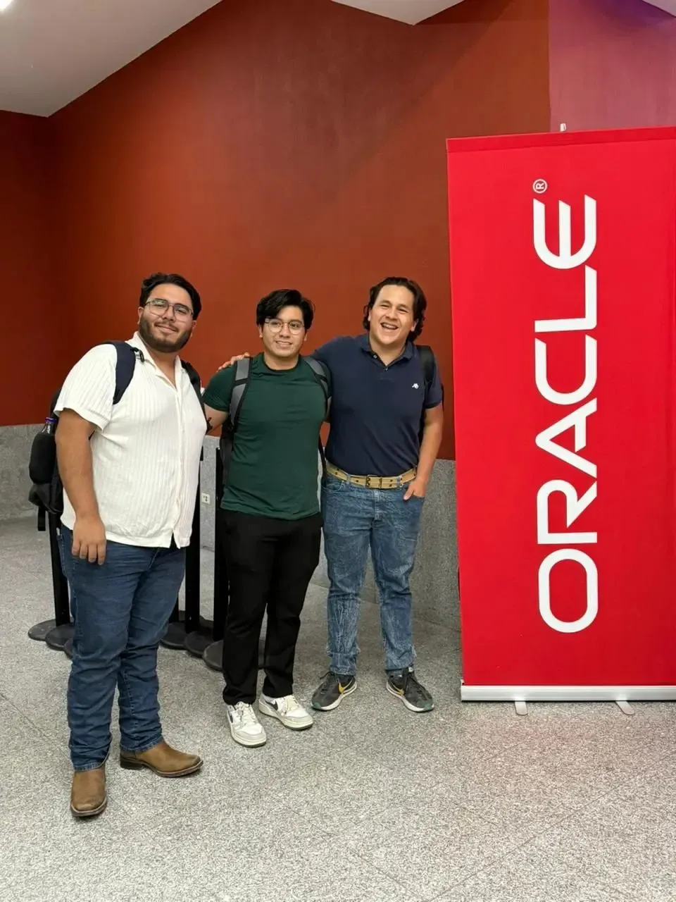 Visit to Oracle with fellow students