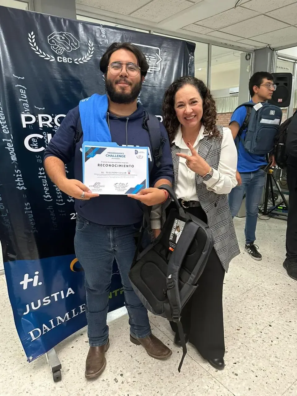 Receiving a recognition certificate